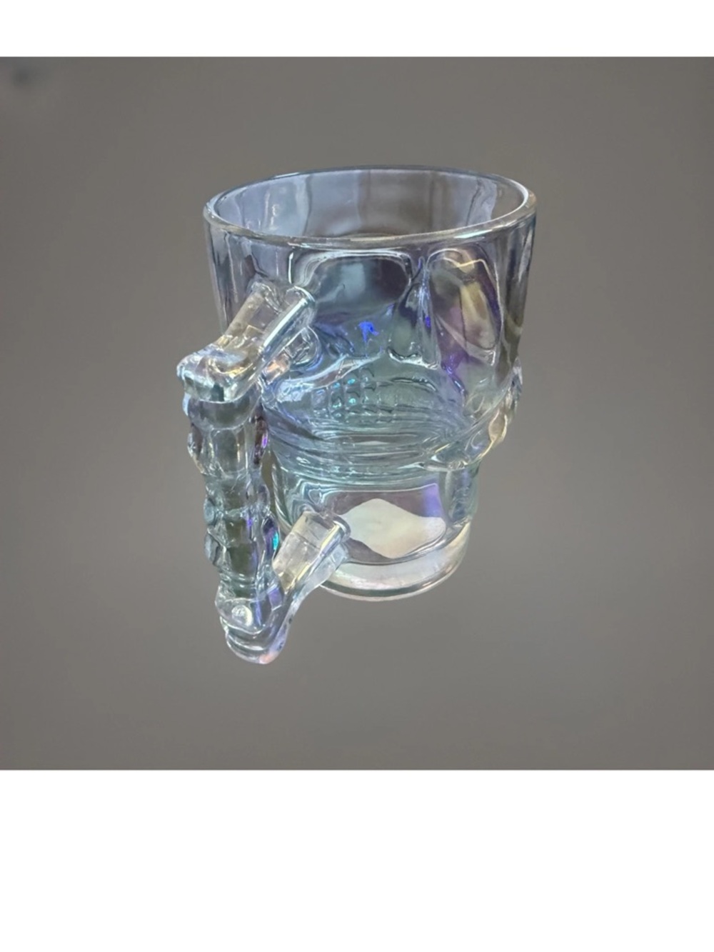 Source Unknown Iridescent Glass Skull Mug - Picture 7 of 9